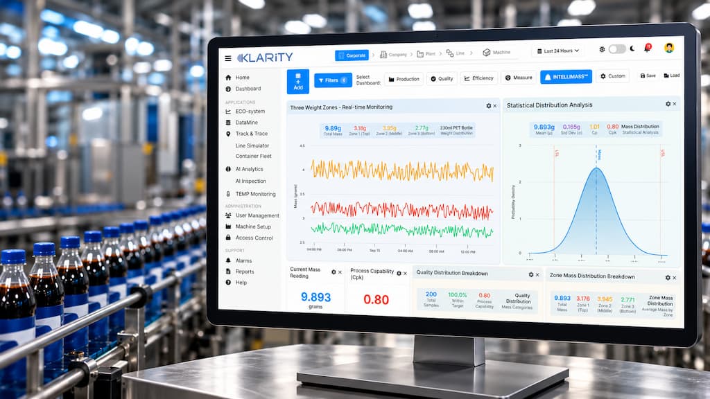 KLARiTY Bottling Plant Dashboard